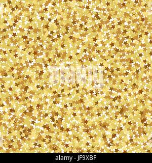 Motif transparent Gold Star Illustration de Vecteur