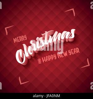 Vœux de Noël Illustration de Vecteur