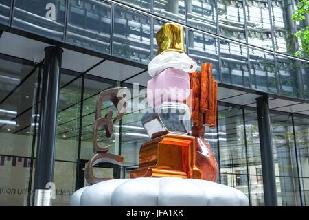 Londres, Royaume-Uni. 29 Juin, 2017. 'D2009 Norbert spehner salle de bains' par Gary Webb 2014. Sculpture dans la ville de Londres revient pour la septième année pour le Square Mile avec des œuvres contemporaines d'artistes de renommée internationale. Œuvres d'art sont à l'affiche du 27 juin 2017 : Crédit Claire Doherty/Pacific Press/Alamy Live News Banque D'Images