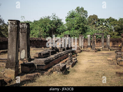 Ruines dans Ankor Wat, Cambodge Banque D'Images