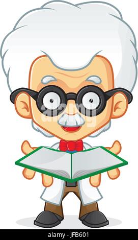 Cartoon illustration d'un professeur enseignant Illustration de Vecteur