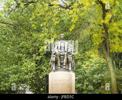 Statue d'Abraham Lincoln Banque D'Images