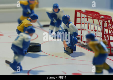 Attaque de hockey sur glace Banque D'Images