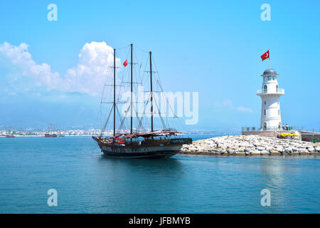 Près de Lighthouse, Alanya, Turquie Banque D'Images