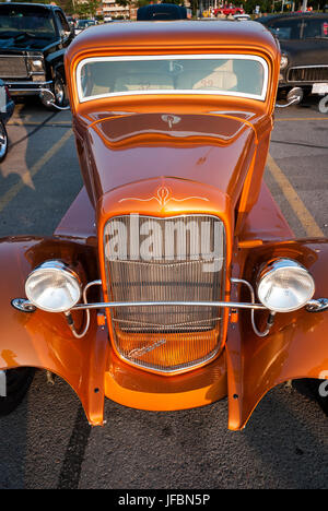 Un golden 1932 Ford hotrod streetmachine Banque D'Images