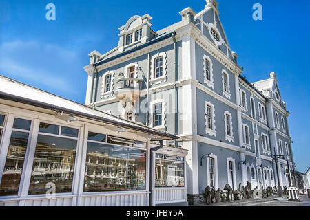 Waterfront à Cape Town Port de Commerce Banque D'Images