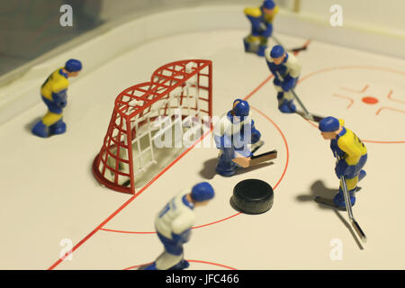 Jeu de table de hockey sur glace Banque D'Images