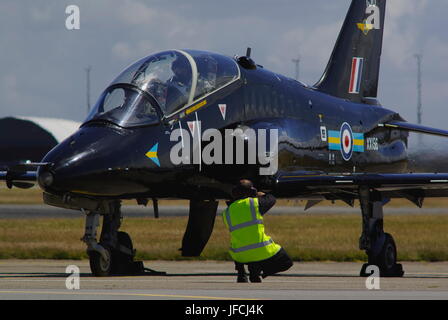 BAE Hawk T1 XX156, RAF Valley, Banque D'Images