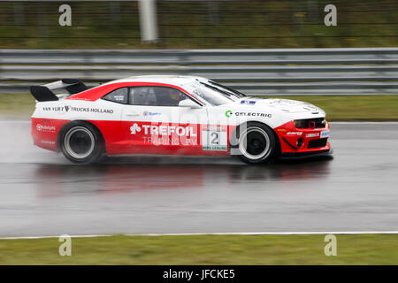 ZANDVOORT, Pays-Bas - 15 juillet : Duncan Huisman dans la course au cours de la Chevrolet Camaro HDI-Gerling Dutch GT au Circuit Park Zandv Banque D'Images