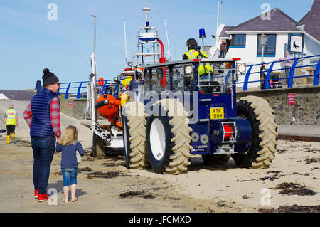 Trearddur Bay, sauvetage Banque D'Images