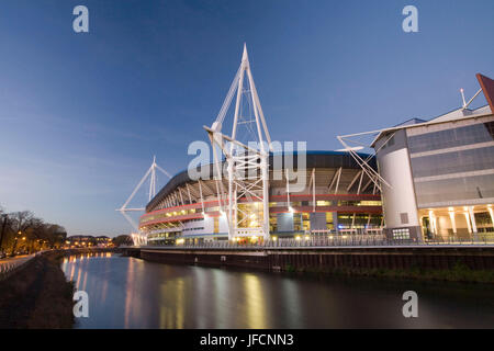 Le Millennium Centre, Cardiff. Banque D'Images