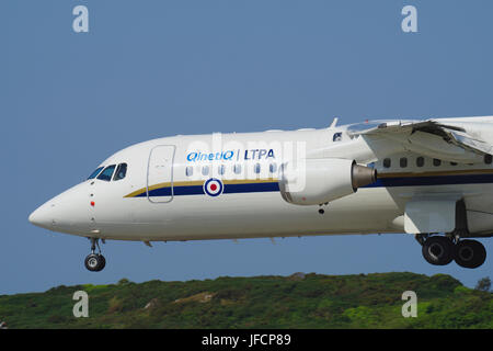 Avro RJ100, BAe 146 QQ101, Empire Test Pilots School, Banque D'Images