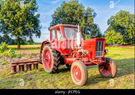 Tracor old red Banque D'Images