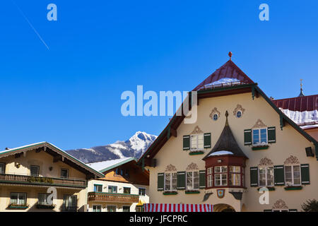 Montagnes ski resort Sankt Gilgen Autriche Banque D'Images