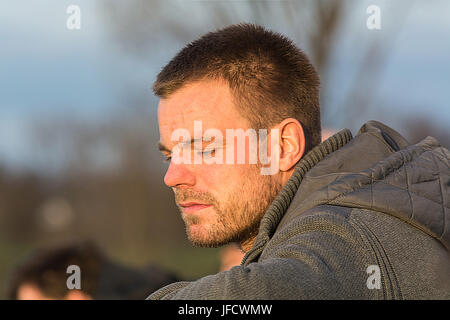 Portrait d'un jeune homme Banque D'Images