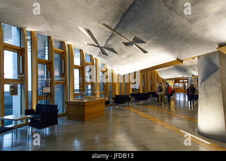 Le Parlement Stottish - Foyer Banque D'Images