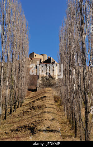 Vue du Fort Lagarde, Prats de Mollo, la Preste, Languedoc Roussillon, France Banque D'Images