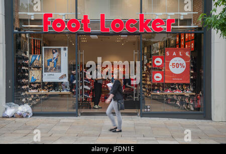 Foot Locker de Fishergate, Preston, Royaume-Uni Banque D'Images