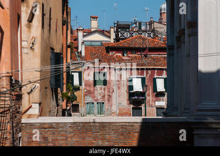 - Venise, juin 2017. Une vue du centre historique de Venise, Italie. Banque D'Images