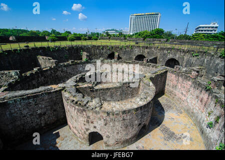 Ancienne tour de Baluarte de San Diego, Intramuros, Manille (Luzon, Philippines Banque D'Images