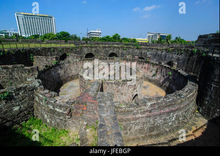 Ancienne tour de Baluarte de San Diego, Intramuros, Manille (Luzon, Philippines Banque D'Images