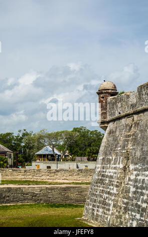 Castillo de San Marcos, Saint Augustine, Floride. Banque D'Images