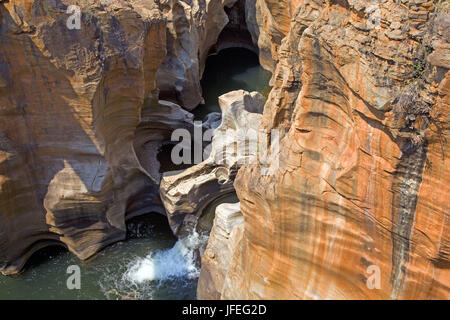 L'Afrique du Sud, province de Mpumalanga, parc national, Blyde River Canyon, piscine 'voir Bourke Luck Potholes, Banque D'Images