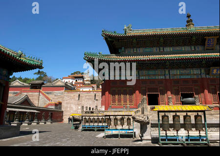 Chine, province de Hebei, Chengde, Puning temple Si classés par l'Unesco Banque D'Images