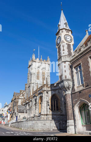 L'Angleterre, dans le Dorset, Dorchester, High Street Banque D'Images