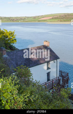 Pays de Galles, Carmarthenshire, Laugharne, Dylan Thomas House Banque D'Images