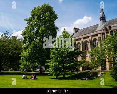 Jardin quadrangle, Balliol College, Oxford, Oxfordshire, Angleterre Banque D'Images