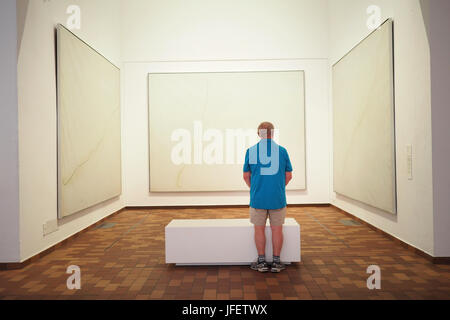 Fundacio Joan Miro, Barcelone, Espagne Banque D'Images