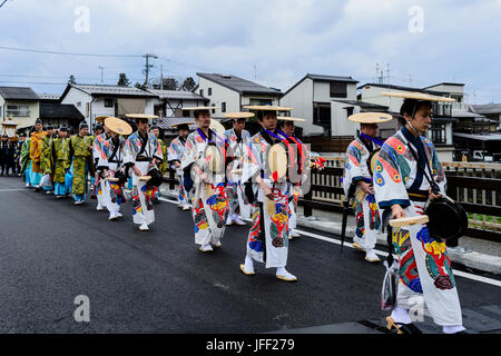 Festival du Printemps de Takayama Banque D'Images