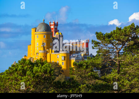 Palais de Pena à Sintra - Portugal Banque D'Images