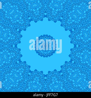 Résumé fond bleu avec motif Banque D'Images