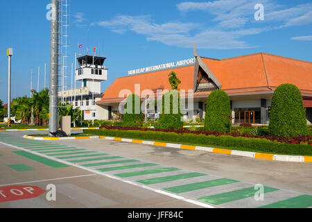 L'Aéroport International de Siem Reap, Cambodge Banque D'Images