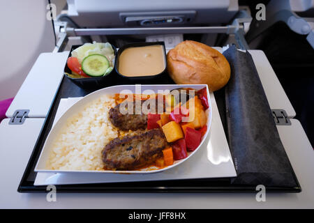 Bac alimentaire Avion Banque D'Images