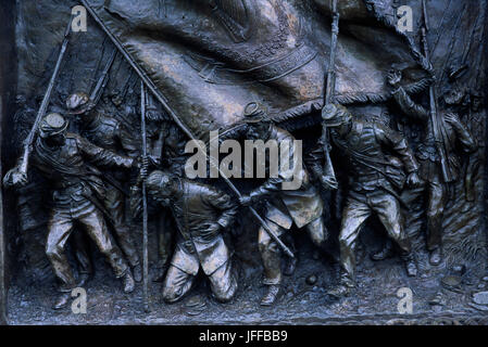 Monument de la Brigade irlandaise, champ de bataille National d'Antietam, Maryland Banque D'Images