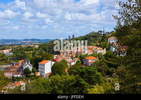 Vieille ville - Sintra Portugal Banque D'Images