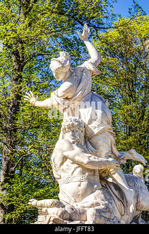 La sculpture à Dresden Banque D'Images