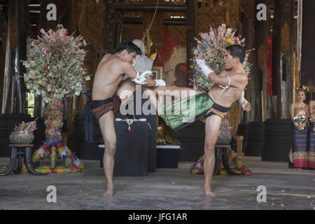 Thaïlande CHIANG RAI TRADITION BAANDAM Banque D'Images