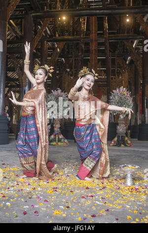 Thaïlande CHIANG RAI TRADITION BAANDAM Banque D'Images