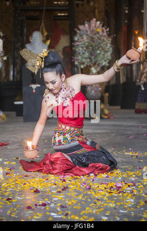 Thaïlande CHIANG RAI TRADITION BAANDAM Banque D'Images