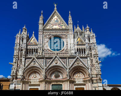 Duomo à Sienne - Toscane Italie Banque D'Images