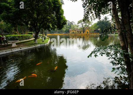 Palais présidentiel à Hanoi, Vietnam, Asie Banque D'Images