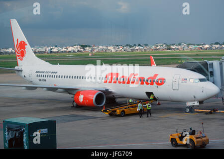 Malindo Air avion Boeing 737-800 Banque D'Images