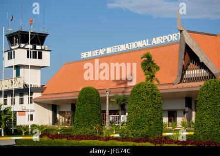 L'Aéroport International de Siem Reap, Cambodge Banque D'Images