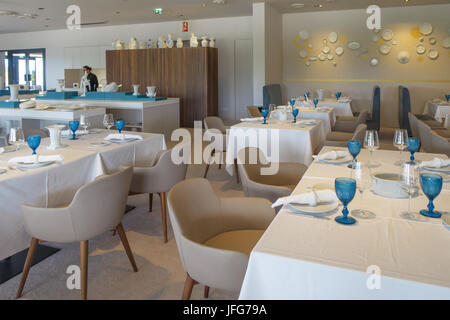 Intérieur de l'hôtel Vista Alegre Montebelo restaurant Banque D'Images