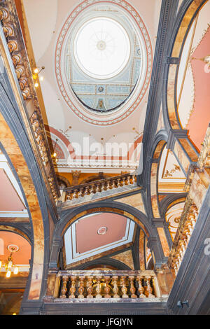 L'Écosse, Glasgow, George Square, Glasgow City Vue de l'intérieur de l'Édifice Chambers Banque D'Images