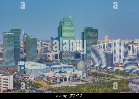 Le Kazakhstan, Astana Ville, Nouvelle Cité Administrative,Archive nationale, Banque D'Images